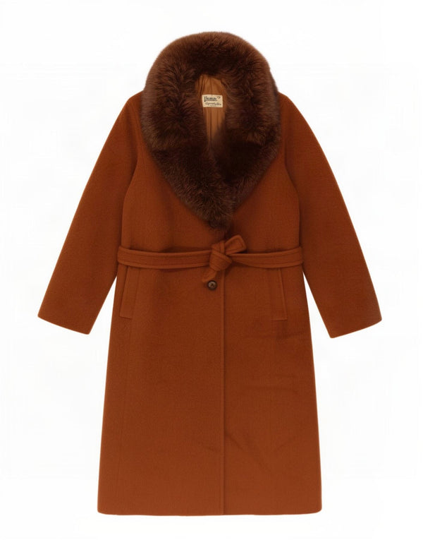 Cappotto da donna Herno EU 50 2XL Mohair marrone