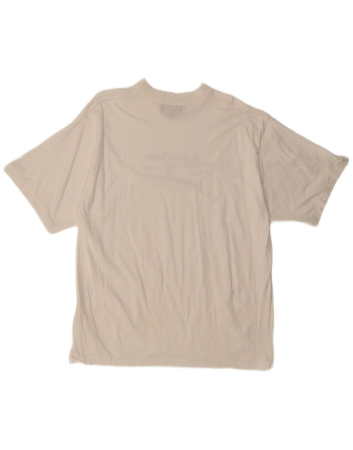 T-shirt grafica da uomo Marlboro Classics, grande, in cotone bianco