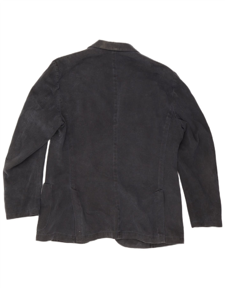 Giacca blazer a 3 bottoni da uomo Polo Ralph Lauren IT 54 XL cotone nero