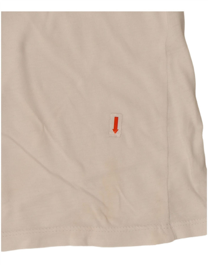 T-shirt grafica da donna LEVI'S Top UK 16 grande bianca