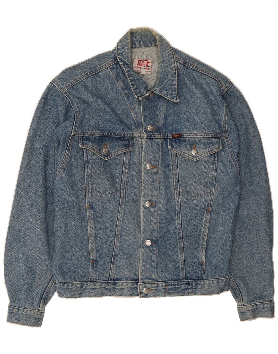 RIFLE Mens Denim Jacket UK 38 Medium Blue Vintage Rifle and Second-Hand Rifle from Messina Hembry 