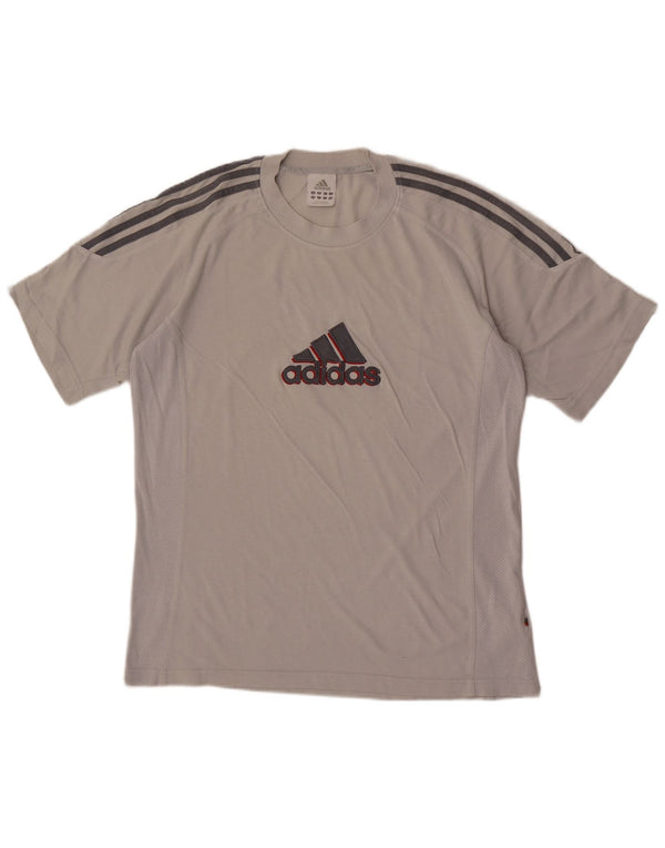 T-shirt grafica da uomo Adidas Top UK 40/42 Cotone grigio medio
