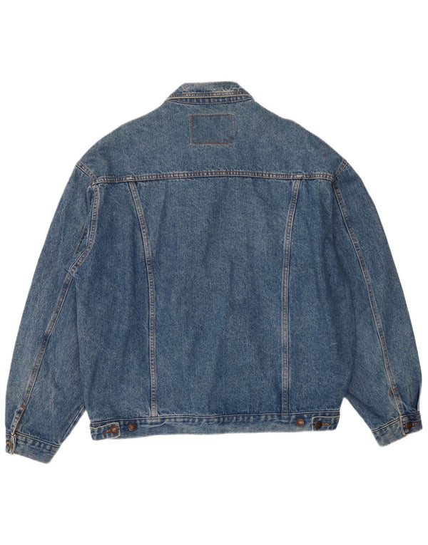 Giacca in denim da uomo Cassuci UK 42 XL cotone blu
