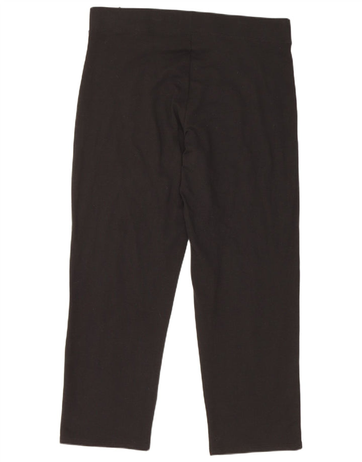 Pantaloni da tuta da donna Marks & Spencer UK 16 grandi cotone nero