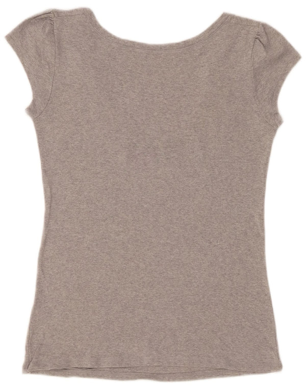 T-shirt da donna Benetton Top UK 12 Grigio medio