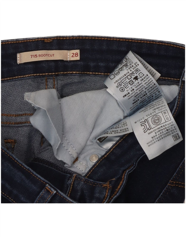 Jeans Levi's 715 Bootcut da donna W28 L27 in cotone blu