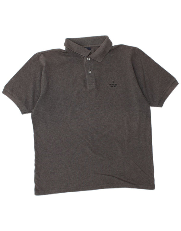 Polo Uomo TRUSSARDI Large in Cotone Grigio
