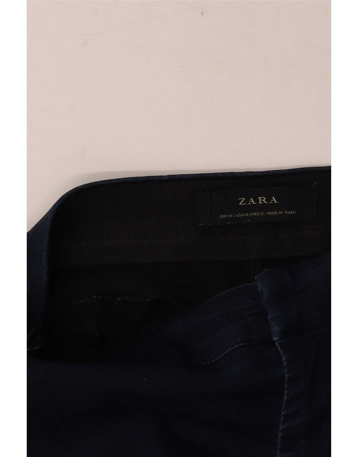 Jeans skinny corti da uomo Zara medi W31 L24 blu navy