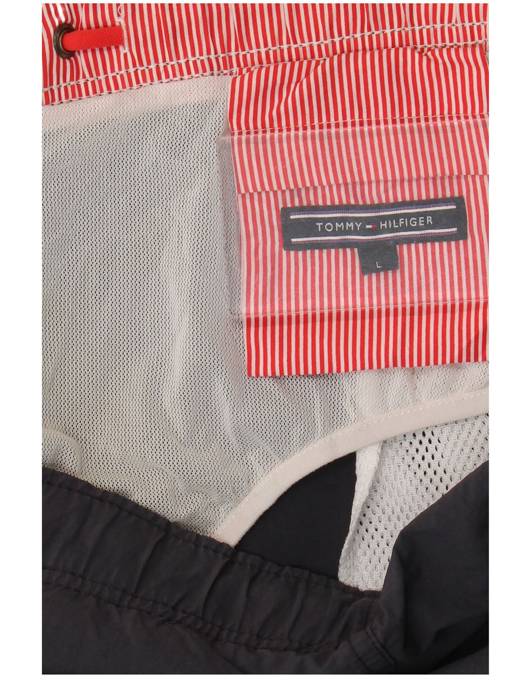 Pantaloncini da bagno da uomo Tommy Hilfiger grandi blu navy