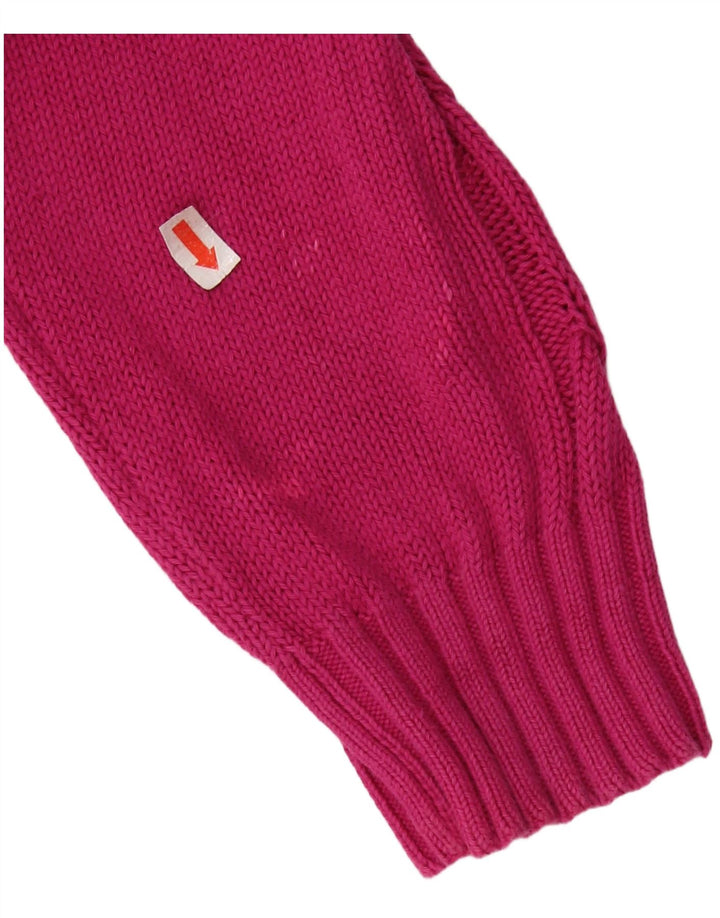 Maglione girocollo oversize corto da donna COLMAR UK 10 piccolo rosa