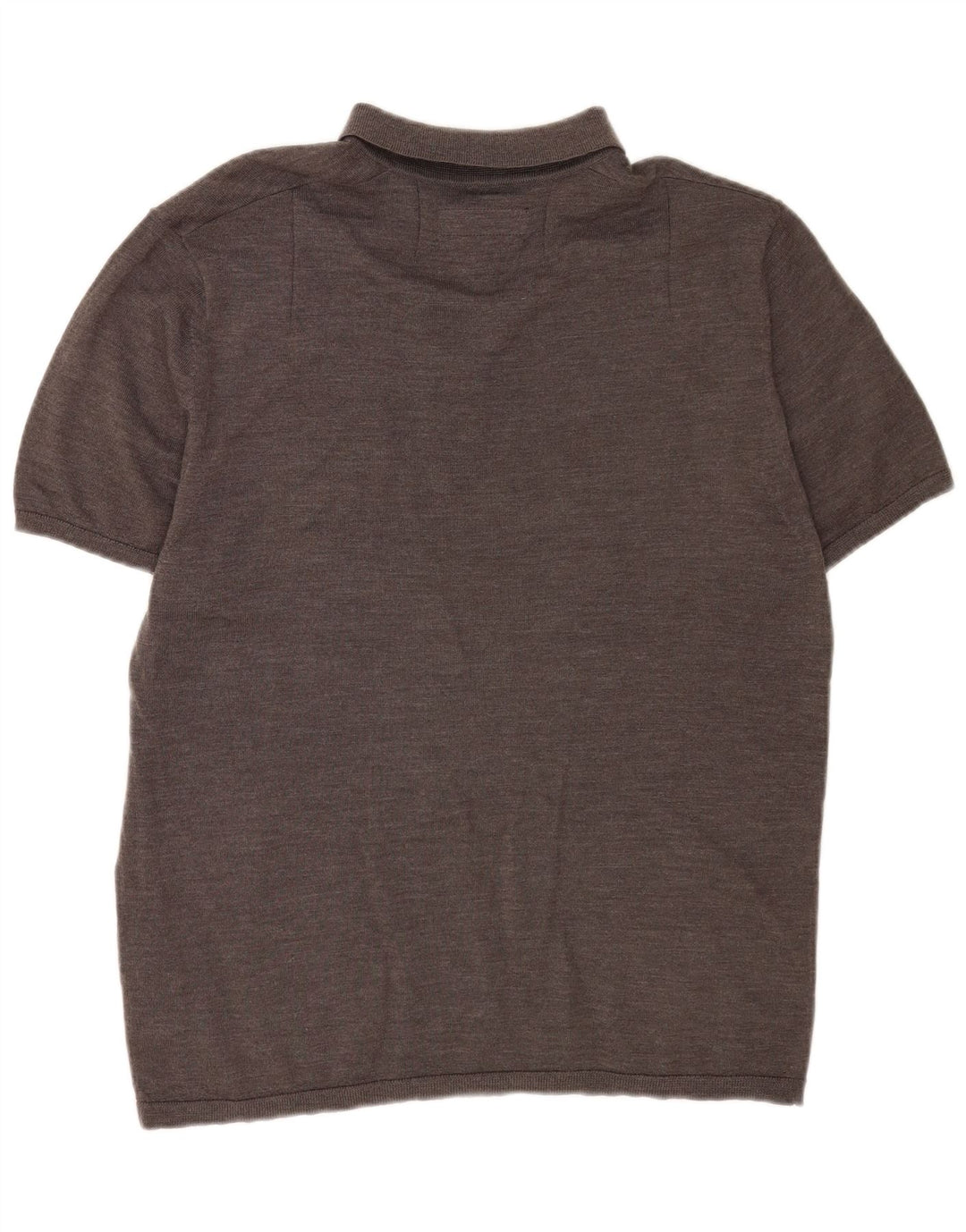 Maglione da uomo a maniche corte con collo a polo All Saints, grande grigio