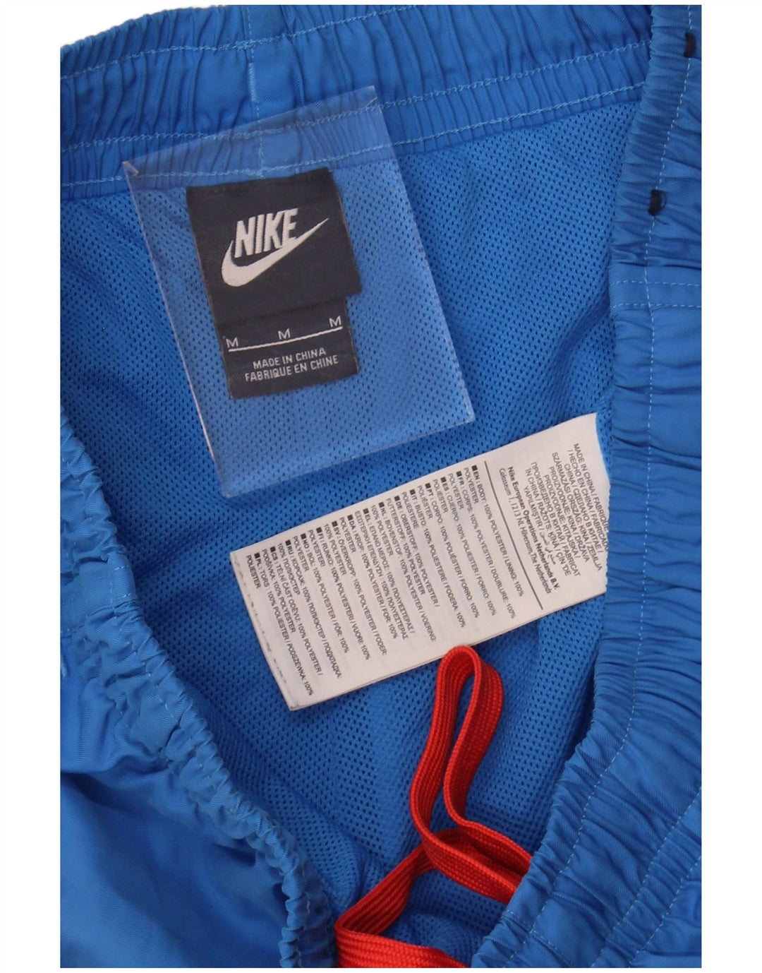 NIKE Mens Swimming Shorts Medium  Blue Polyester