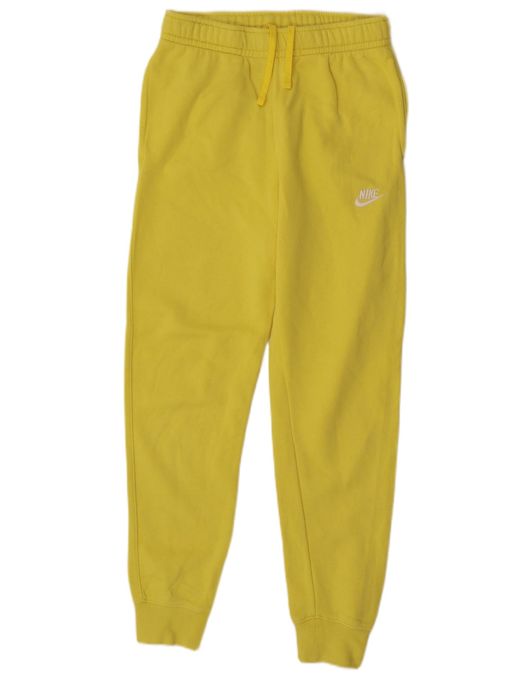 Pantaloni da tuta da uomo Nike Joggers piccoli in cotone giallo