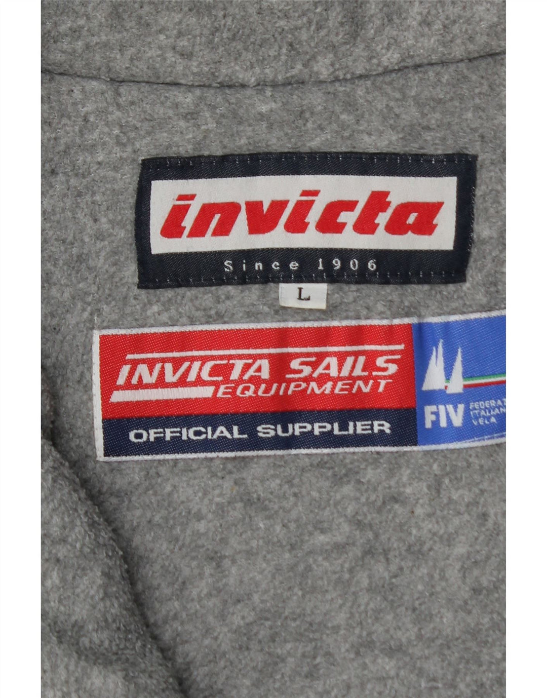 INVICTA Mens Hooded Windbreaker Jacket UK 40 Large Blue Vintage Invicta and Second-Hand Invicta from Messina Hembry 