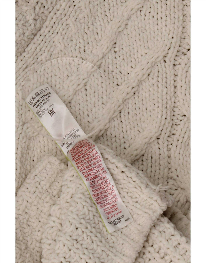 Maglione maglione a collo alto da donna Marks & Spencer UK 14 Beige medio