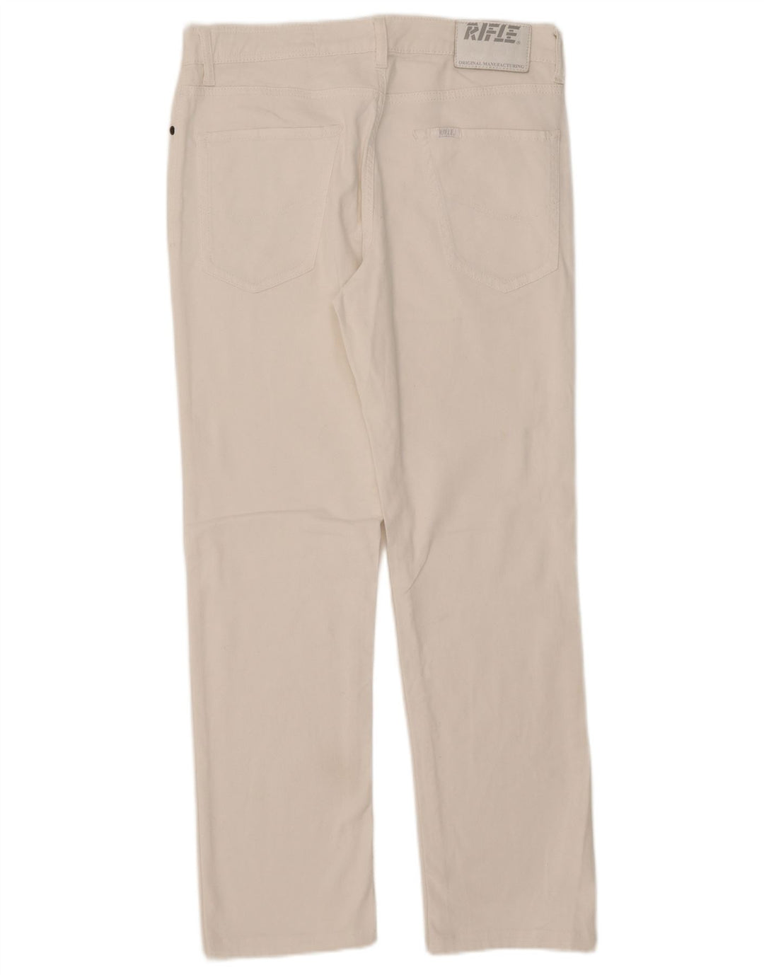 Jeans dritti da donna Rifle W34 L28 cotone bianco