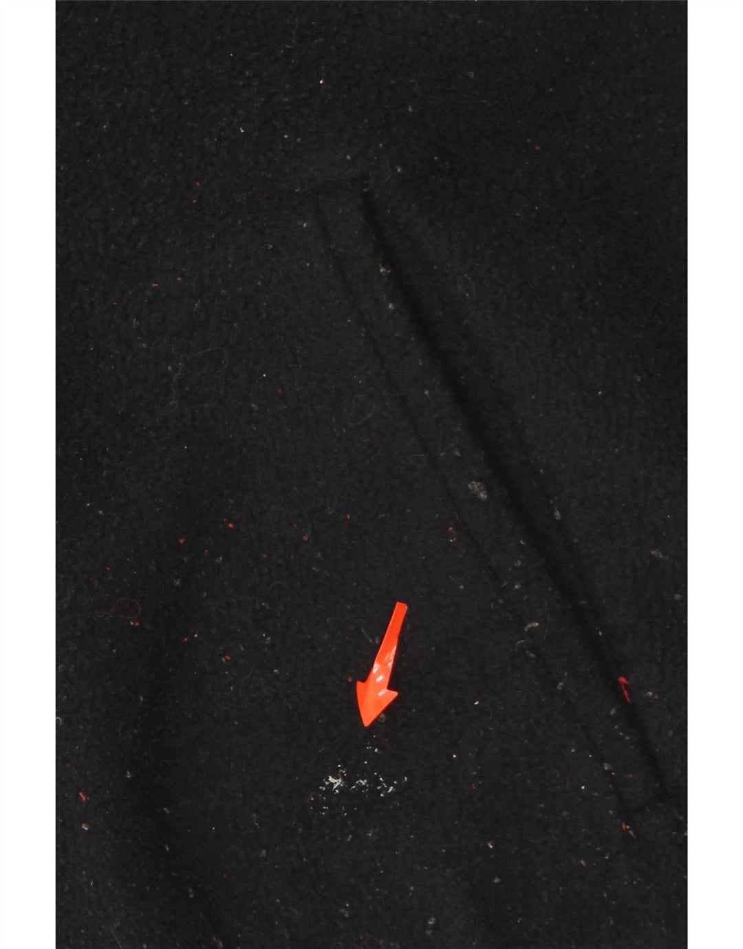 SERGIO TACCHINI Mens Fleece Jacket UK 36 Small Navy Blue Flecked Polyester