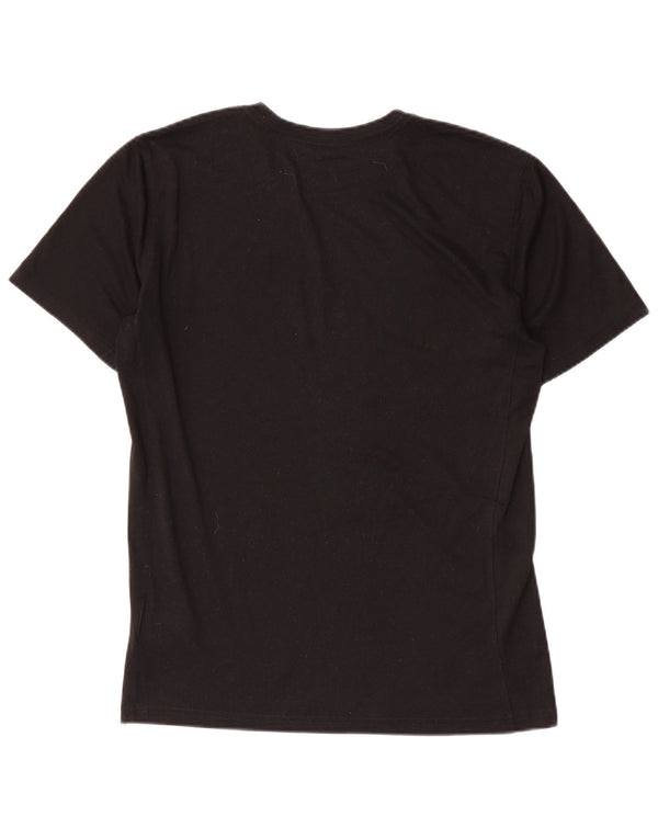 T-shirt grafica Nike Dri Fit da uomo, piccola, in poliestere nero