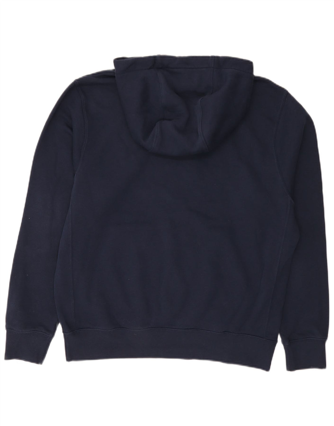 Felpa con cappuccio da uomo Nike, cotone medio blu navy