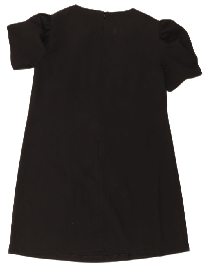 Abito a trapezio da donna Zara UK 12 poliestere nero medio