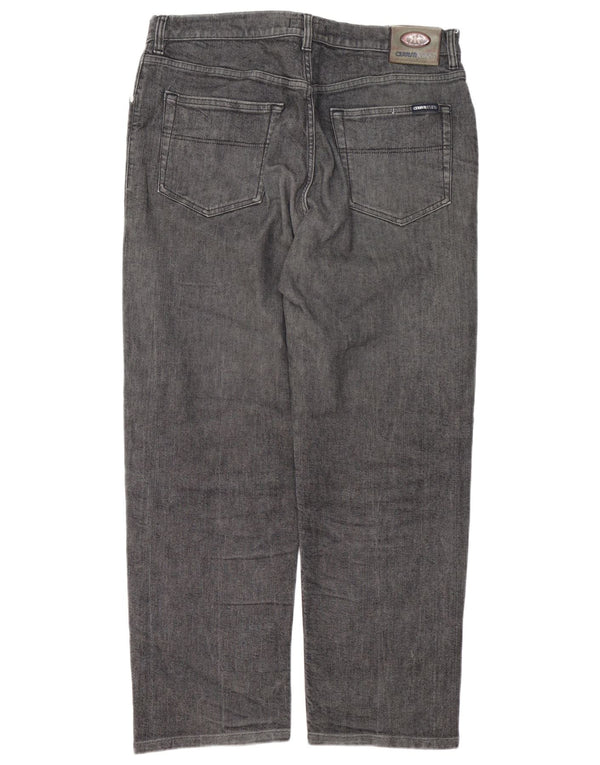 Jeans dritti da uomo Cerruti 1881 W36 L28 cotone grigio