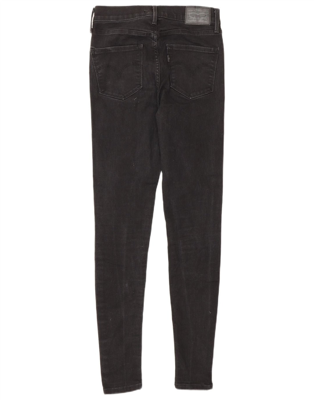 LEVI'S Jeans da donna 720 super skinny a vita alta W25 L30 cotone nero