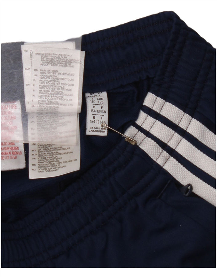 Pantaloni da tuta ADIDAS da ragazzo Joggers 13-14 anni in poliestere blu navy
