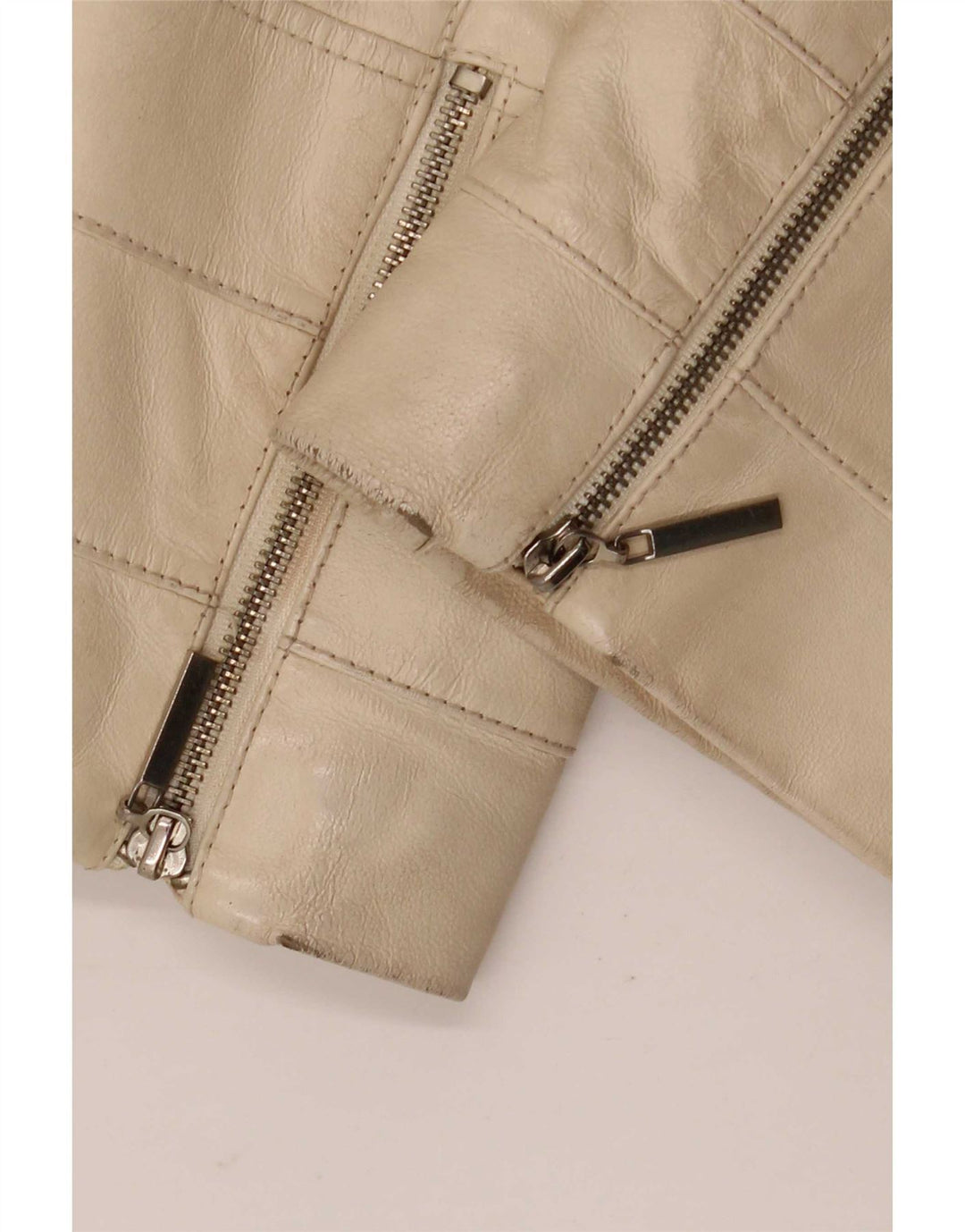 Giacca In Pelle Donna Conbipel IT 42 Beige Medio