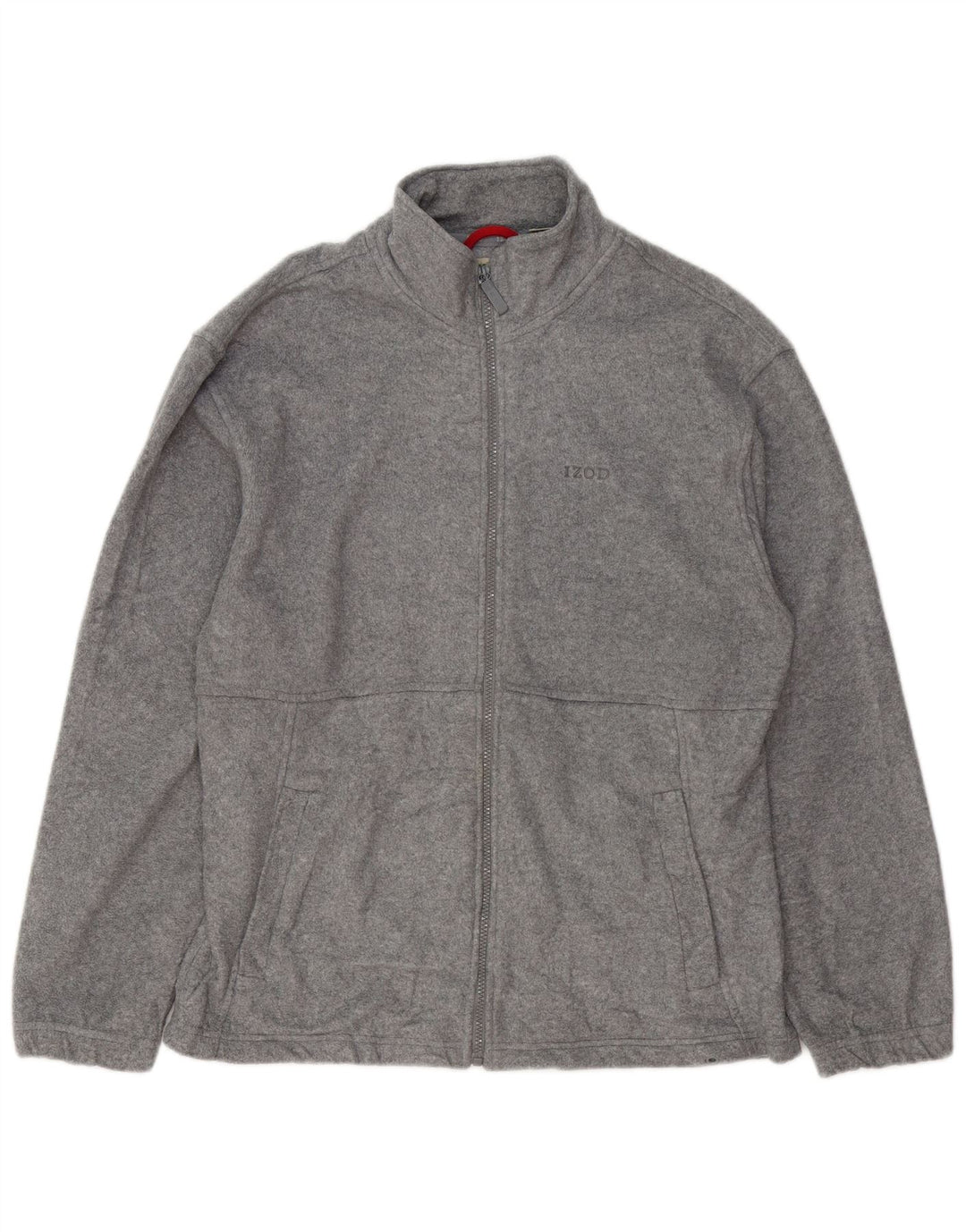 Giacca in pile da uomo Izod UK 38 Poliestere grigio medio