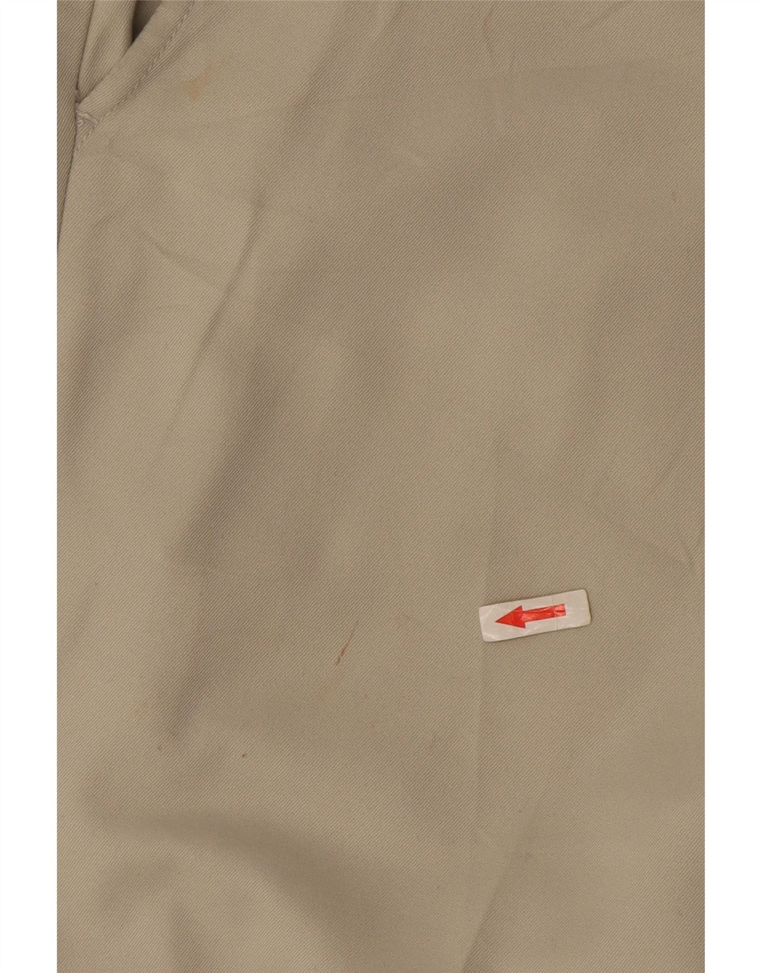 Pantaloni chino dritti da uomo Izod W36 L32 poliestere bianco sporco