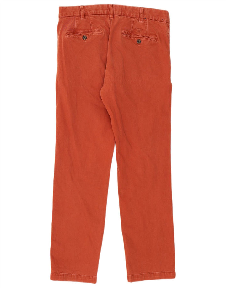 Pantaloni chino regolari da uomo Gant W32 L30 rossi