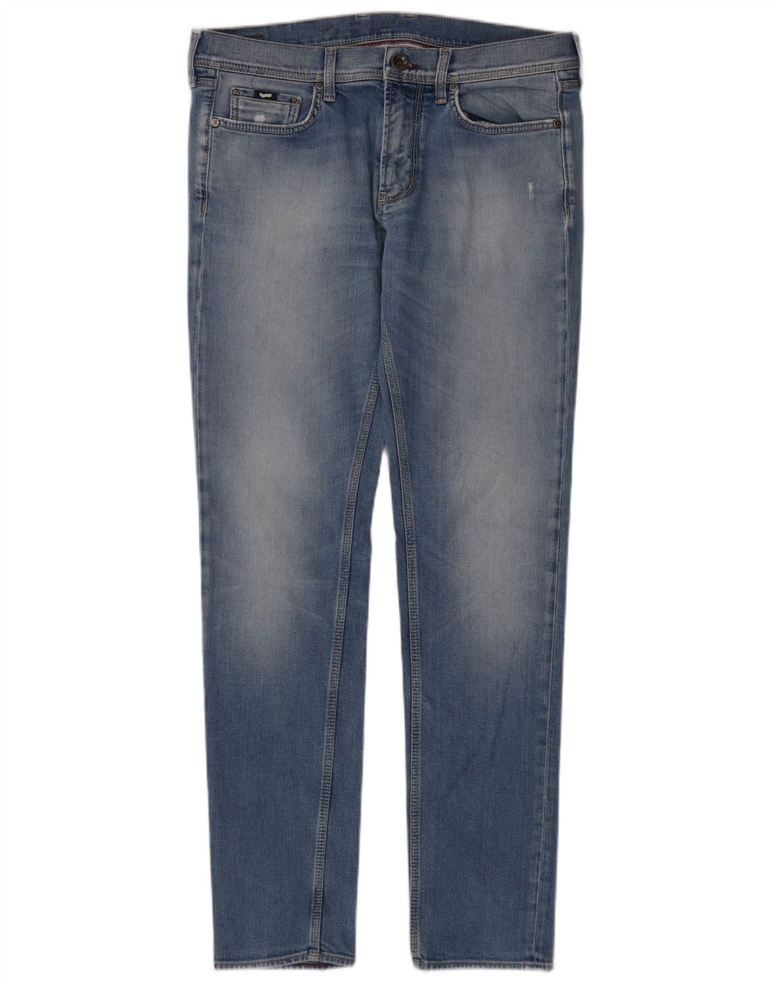 Jeans slim effetto consumato da uomo Gas W34 L34 cotone blu
