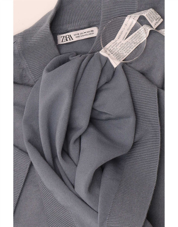T-shirt Zara Uomo Top Blu Medio in viscosa