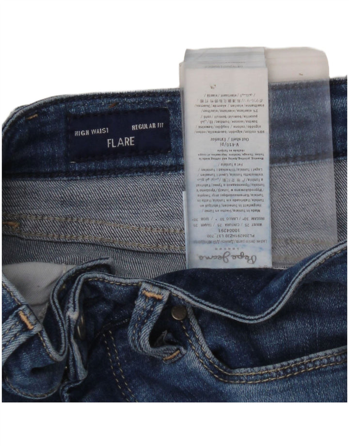 PEPE JEANS Jeans svasati da donna a vita alta vestibilità regolare W25 L30 cotone blu