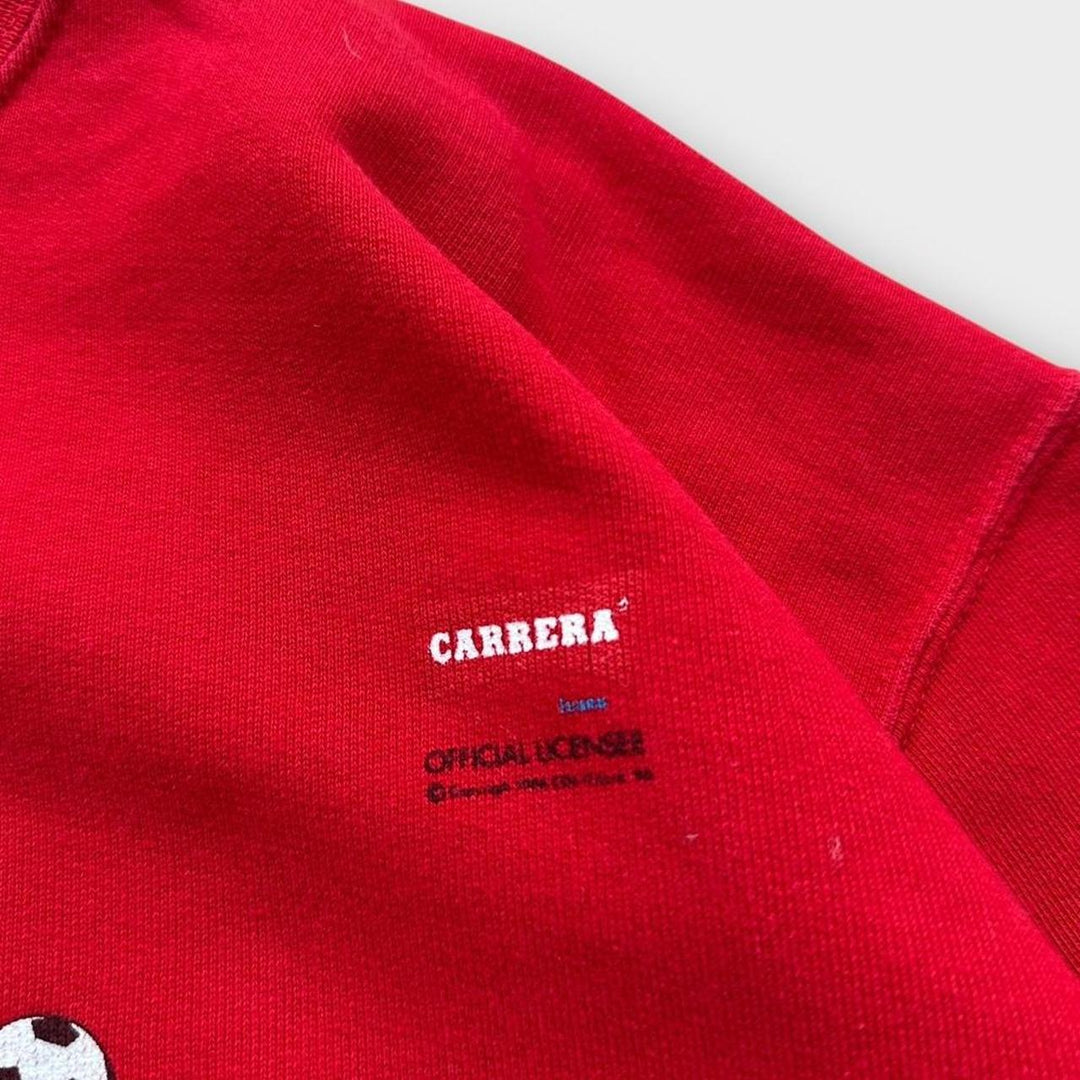 Felpa vintage Italia 90 carrera - grande (squadrata)