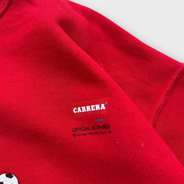 Felpa vintage Italia 90 carrera - grande (squadrata)