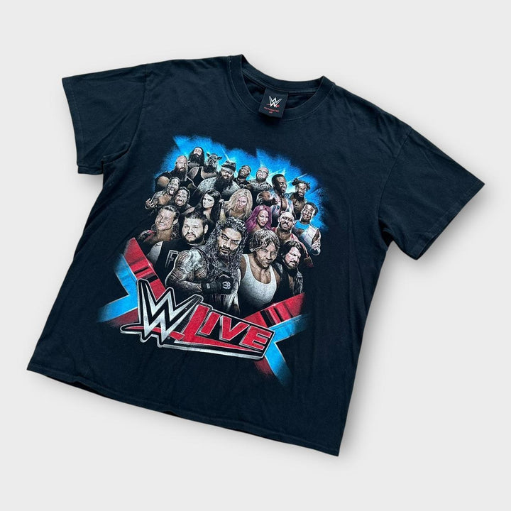 T-shirt grafica WWE - media