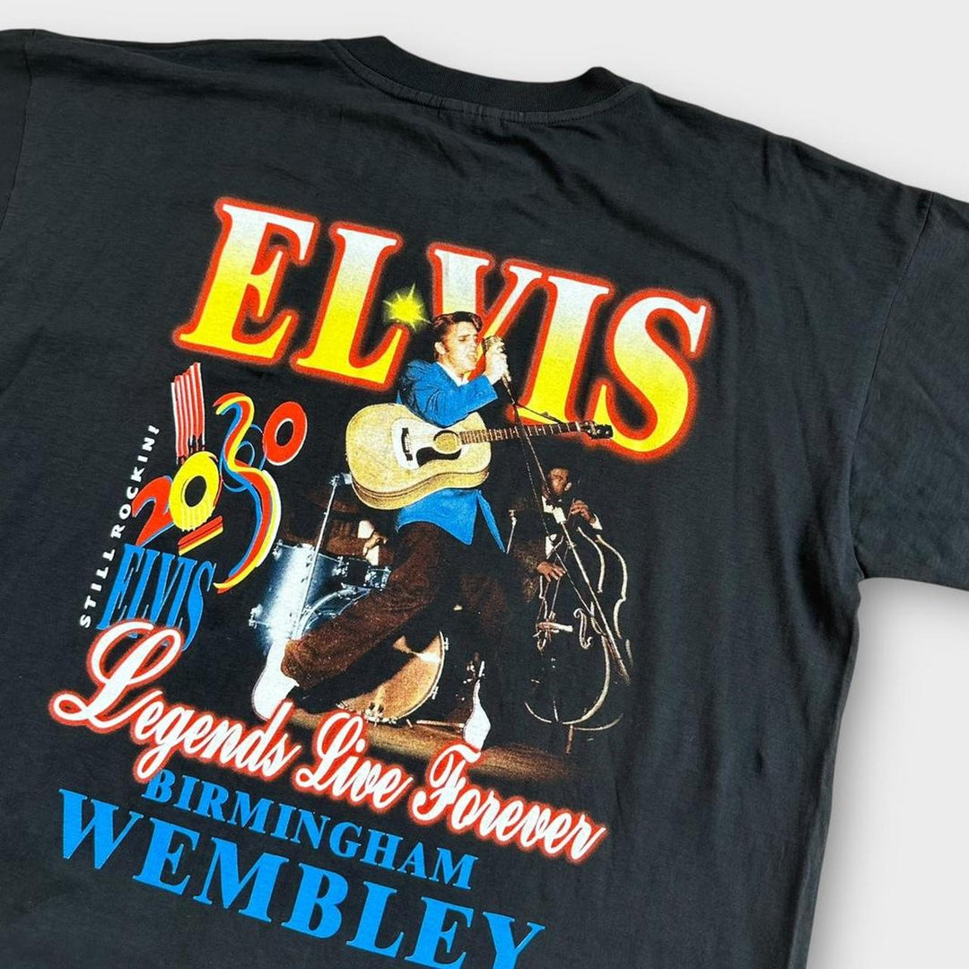 T-shirt con grafica vintage di Elvis - XL