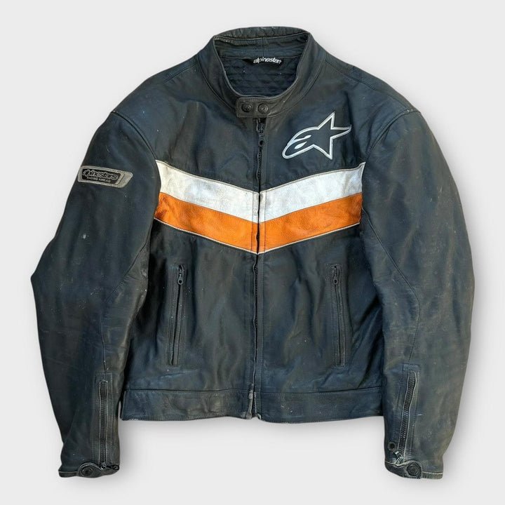 Giacca biker in pelle Alpinestars - media (controllare misure)