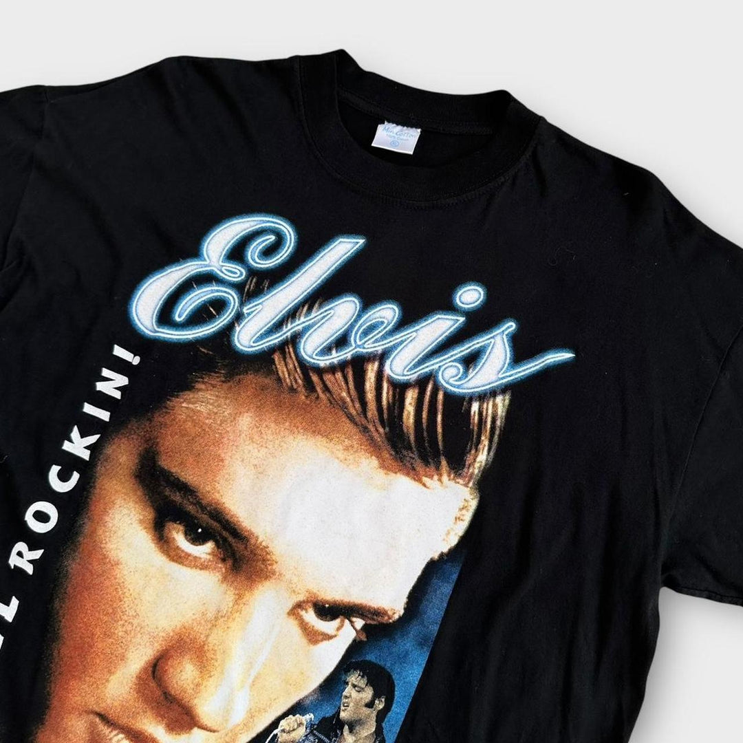 T-shirt con grafica vintage di Elvis - XL