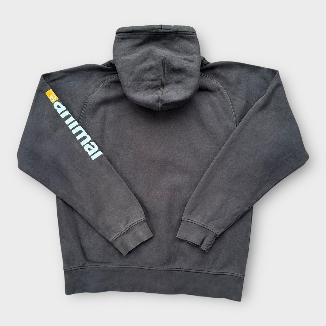 Felpa con cappuccio animalier - media