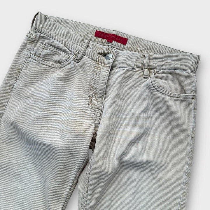 Pantaloni svasati in velluto a coste FCUK - taglia 8