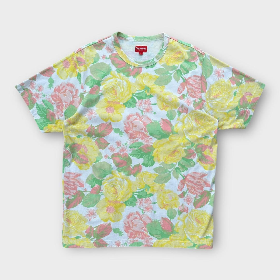 T-shirt con grafica Supreme Flowers - grande