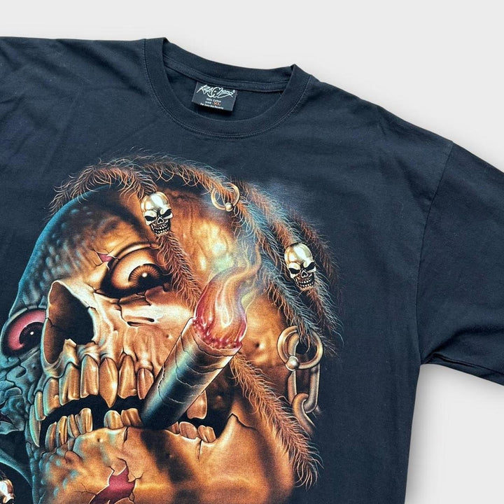 T-shirt grafica con teschio - XL