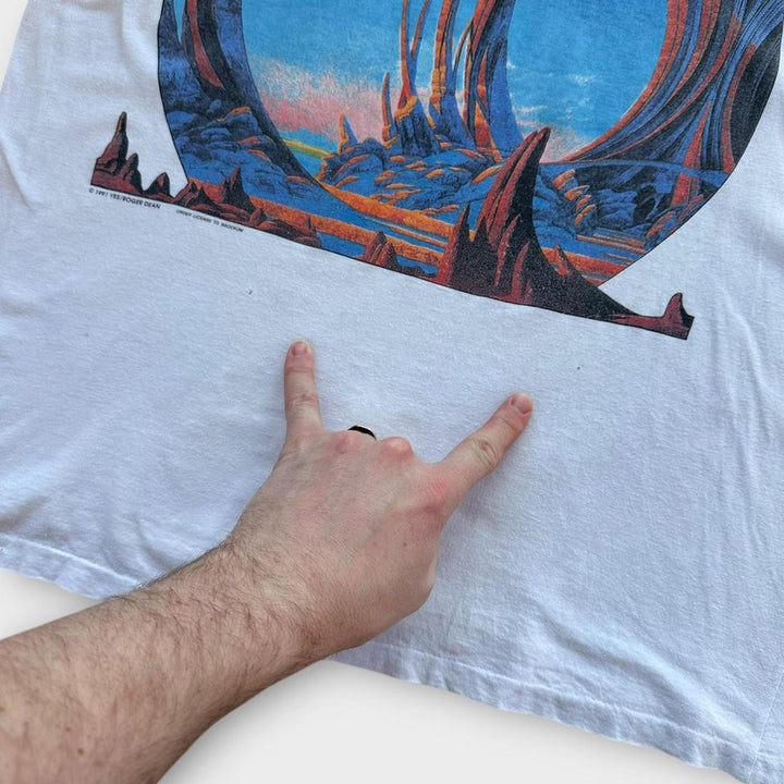 T-shirt vintage con fascia YES - grande
