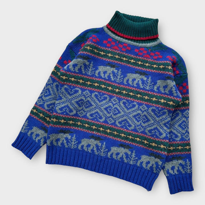 Maglione lavorato a maglia vintage Eddie Bauer - medio