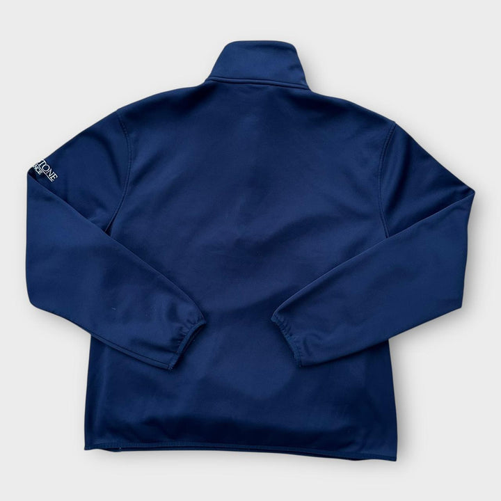 Maglione con zip a quarti da rugby irlandese nella taglia XL