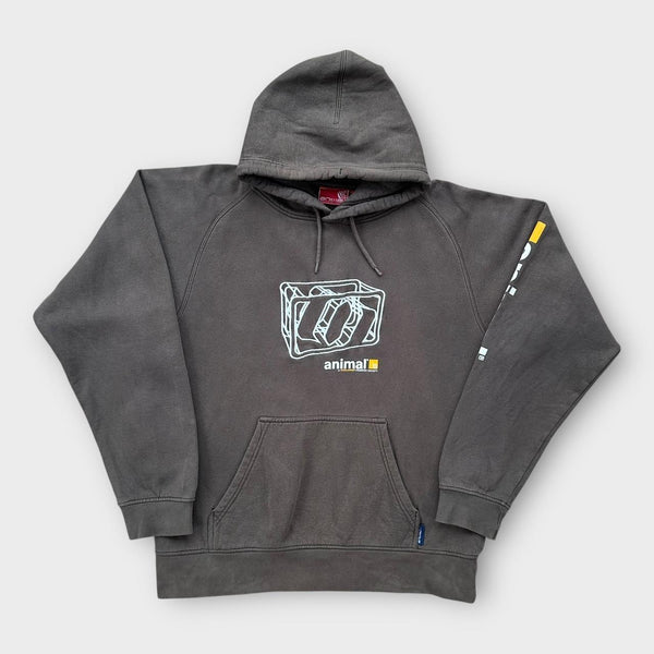 Felpa con cappuccio animalier - media