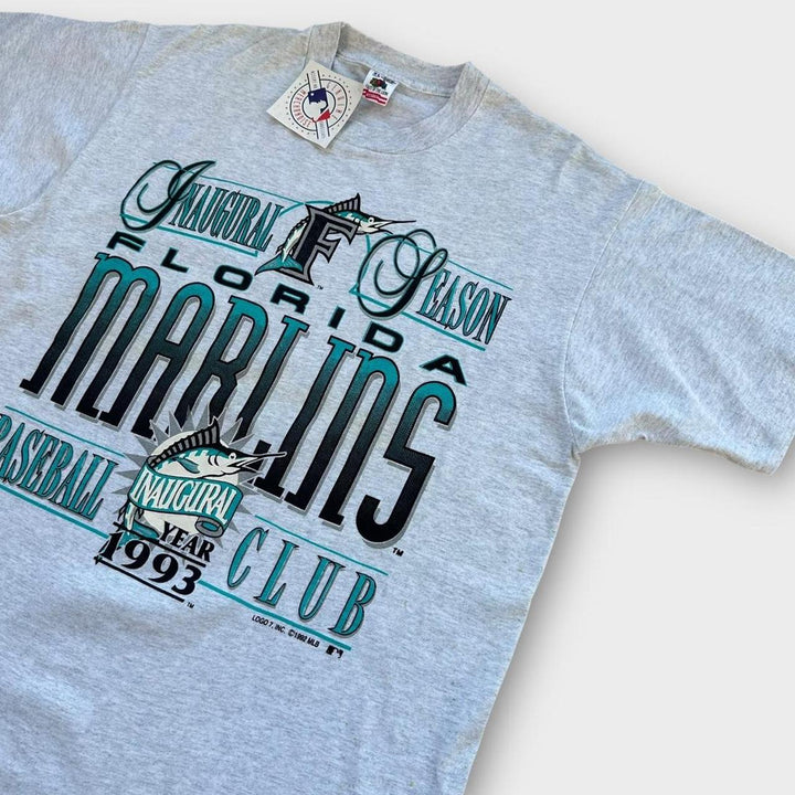 T-shirt grafica vintage dei Florida Marlins - XL