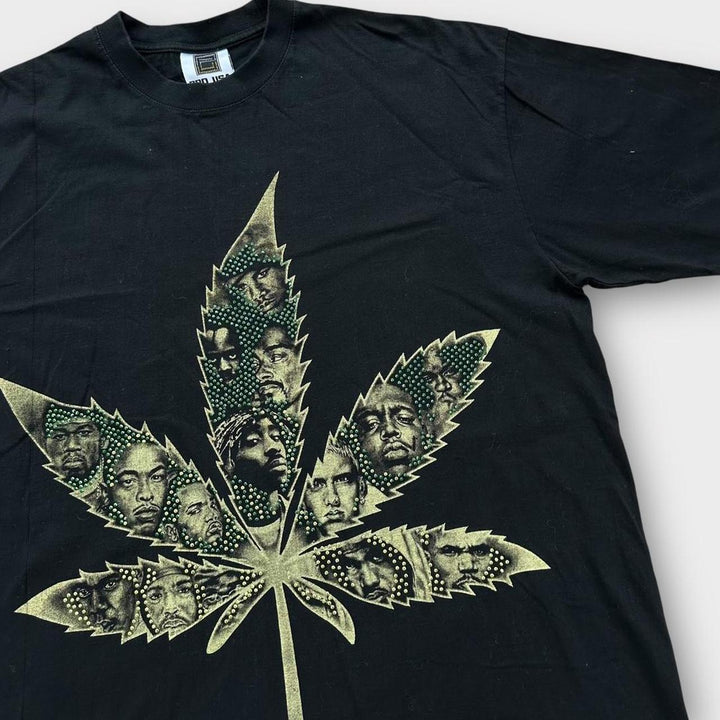 T-shirt con grafica vintage hip-hop - XL (larga)